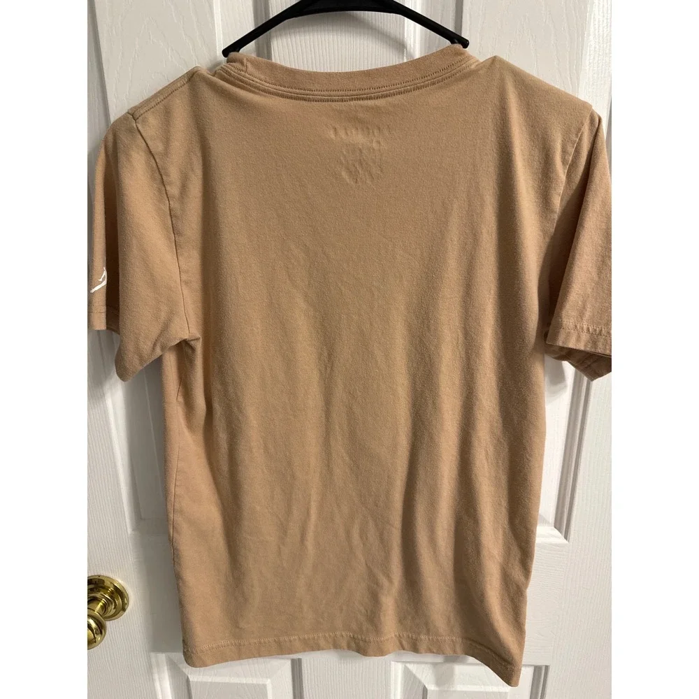 Kids Jordan 23 Graphic T Shirt Tan Short Sleeve Youth Large - Picture 5 of 5